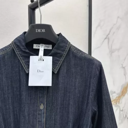 Replica Christian Dior Dresses Long Sleeved For Women #1370628 $96.00 USD for Wholesale