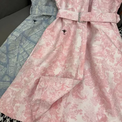 Replica Christian Dior Dresses Short Sleeved For Women #1370630 $82.00 USD for Wholesale