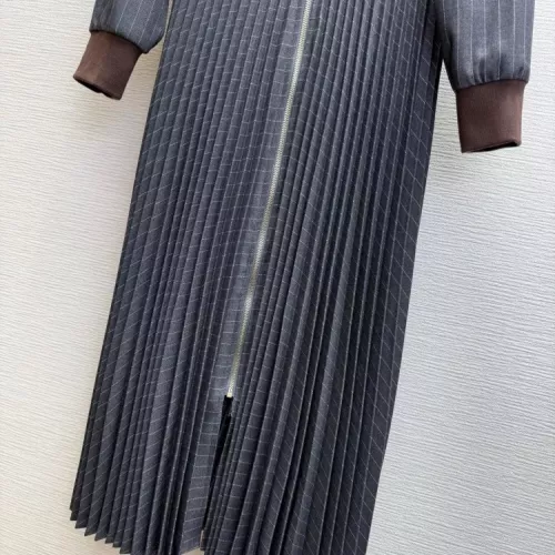 Replica MIU MIU Dresses Long Sleeved For Women #1370632 $100.00 USD for Wholesale
