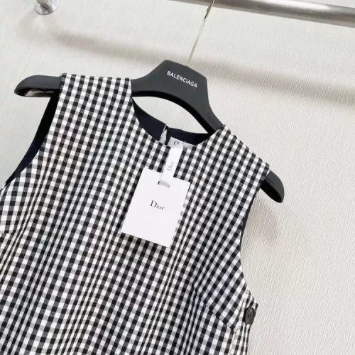 Replica Christian Dior Dresses Sleeveless For Women #1370645 $115.00 USD for Wholesale