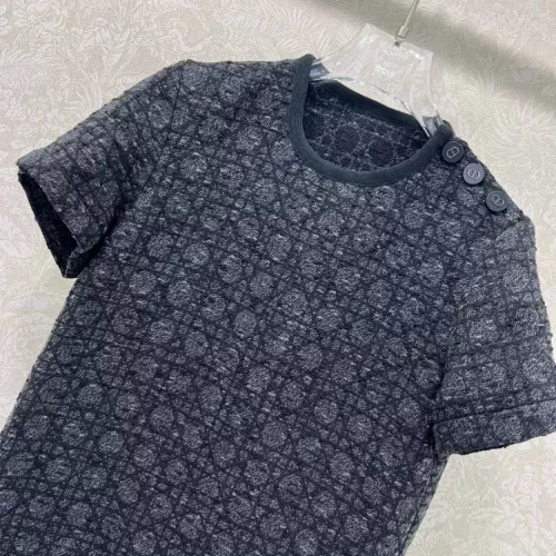 Replica Christian Dior Dresses Short Sleeved For Women #1370647 $135.00 USD for Wholesale