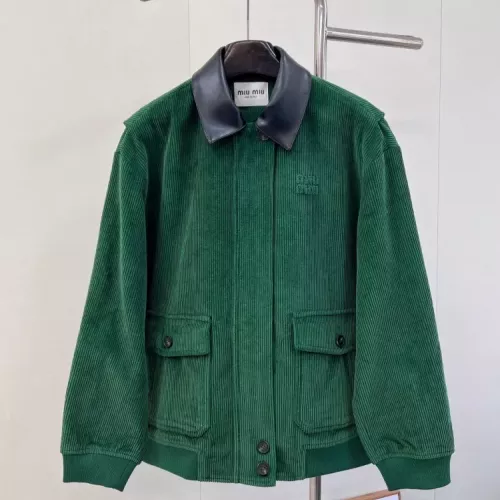 Wholesale MIU MIU Jackets Long Sleeved For Women #1370666 $158.00 USD, Wholesale Quality Replica MIU MIU Jackets