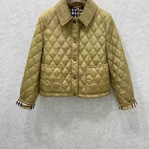 Wholesale Burberry Coats Long Sleeved For Women #1370682 $130.00 USD, Wholesale Quality Replica Burberry Coats