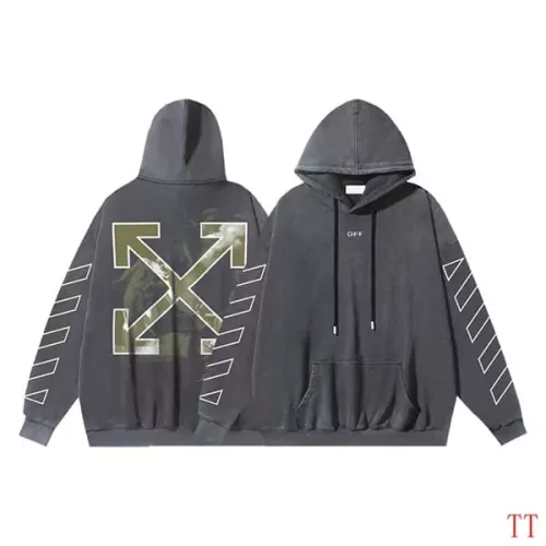 Wholesale Off-White Hoodies Long Sleeved For Unisex #1370744 $60.00 USD, Wholesale Quality Replica Off-White Hoodies