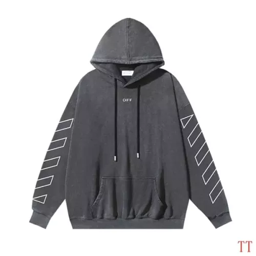 Replica Off-White Hoodies Long Sleeved For Unisex #1370744 $60.00 USD for Wholesale