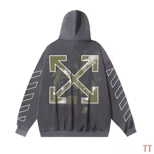 Replica Off-White Hoodies Long Sleeved For Unisex #1370744 $60.00 USD for Wholesale