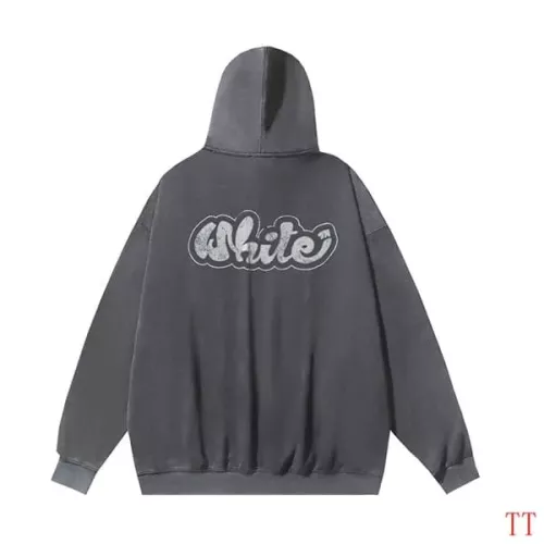 Replica Off-White Hoodies Long Sleeved For Unisex #1370745 $56.00 USD for Wholesale