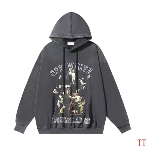 Wholesale Off-White Hoodies Long Sleeved For Unisex #1370748 $56.00 USD, Wholesale Quality Replica Off-White Hoodies