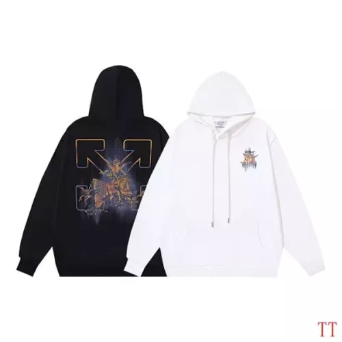 Replica Off-White Hoodies Long Sleeved For Unisex #1370755 $52.00 USD for Wholesale