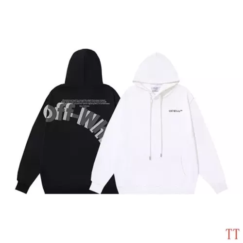 Replica Off-White Hoodies Long Sleeved For Unisex #1370757 $52.00 USD for Wholesale