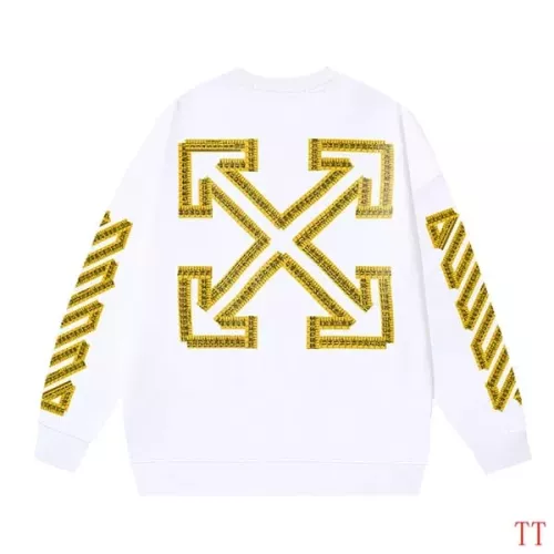 Wholesale Off-White Hoodies Long Sleeved For Unisex #1370763 $45.00 USD, Wholesale Quality Replica Off-White Hoodies