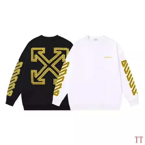 Replica Off-White Hoodies Long Sleeved For Unisex #1370763 $45.00 USD for Wholesale