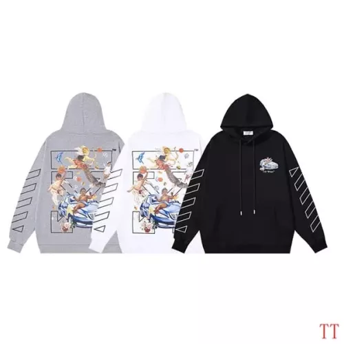 Replica Off-White Hoodies Long Sleeved For Unisex #1370765 $52.00 USD for Wholesale