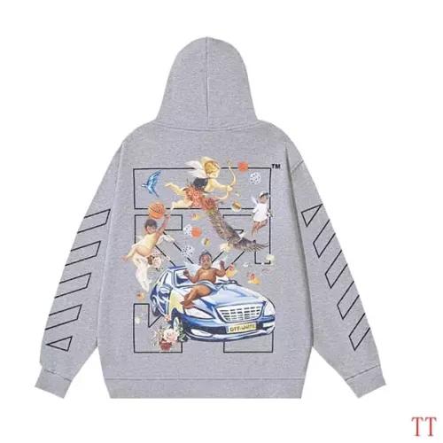 Wholesale Off-White Hoodies Long Sleeved For Unisex #1370766 $52.00 USD, Wholesale Quality Replica Off-White Hoodies