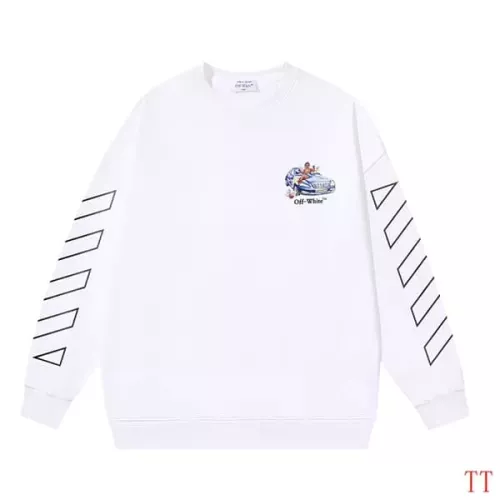 Replica Off-White Hoodies Long Sleeved For Unisex #1370768 $45.00 USD for Wholesale