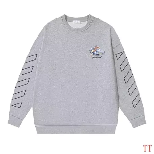 Replica Off-White Hoodies Long Sleeved For Unisex #1370769 $45.00 USD for Wholesale