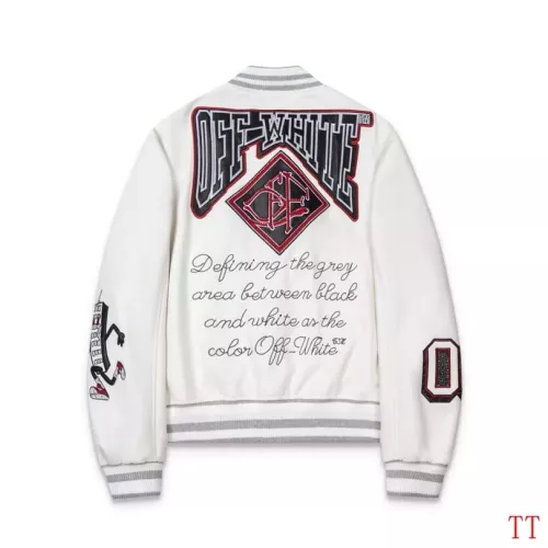 Replica Off-White Jackets Long Sleeved For Unisex #1370777 $98.00 USD for Wholesale