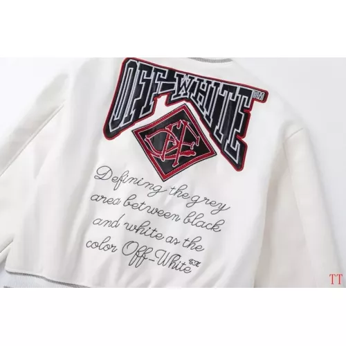 Replica Off-White Jackets Long Sleeved For Unisex #1370777 $98.00 USD for Wholesale