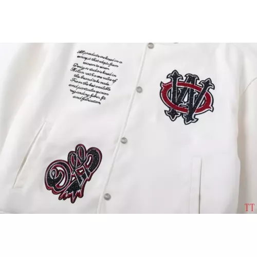 Replica Off-White Jackets Long Sleeved For Unisex #1370777 $98.00 USD for Wholesale