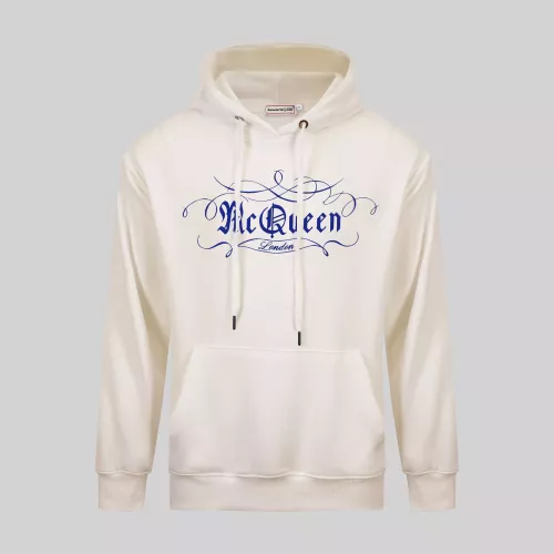 Wholesale Alexander McQueen Hoodies Long Sleeved For Men #1370779 $42.00 USD, Wholesale Quality Replica Alexander McQueen Hoodies