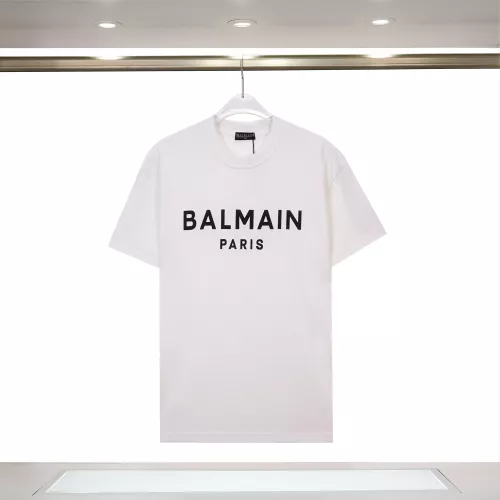 Wholesale Balmain T-Shirts Short Sleeved For Unisex #1370784 $38.00 USD, Wholesale Quality Replica Balmain T-Shirts