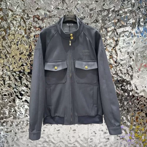 Wholesale MIU MIU Jackets Long Sleeved For Women #1370794 $96.00 USD, Wholesale Quality Replica MIU MIU Jackets