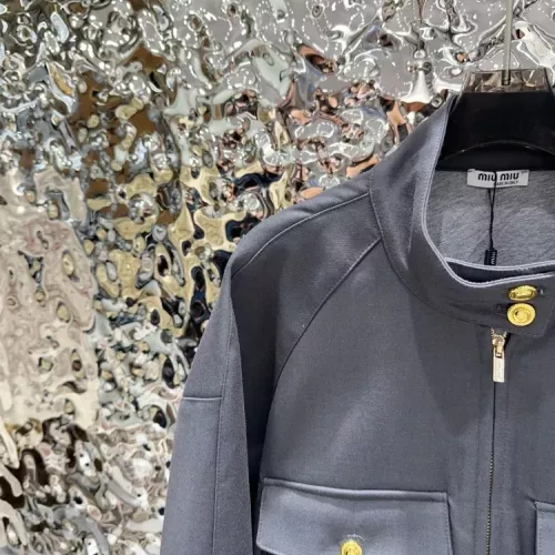 Replica MIU MIU Jackets Long Sleeved For Women #1370794 $96.00 USD for Wholesale