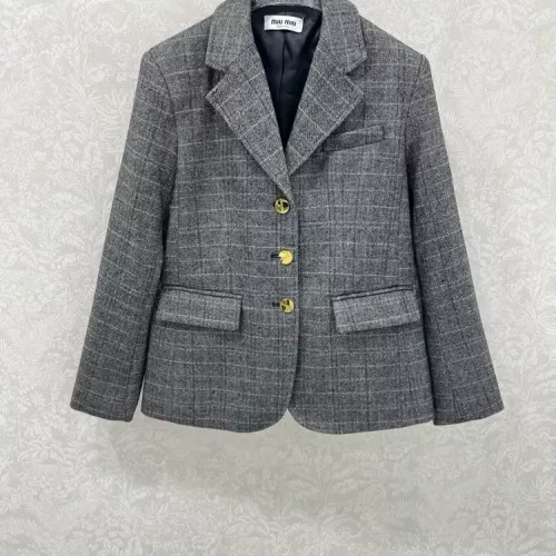 Wholesale MIU MIU Jackets Long Sleeved For Women #1370795 $135.00 USD, Wholesale Quality Replica MIU MIU Jackets