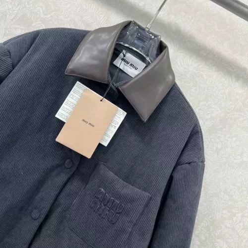Replica MIU MIU Coat Long Sleeved For Women #1370798 $125.00 USD for Wholesale