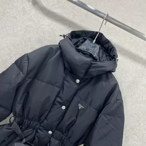 Replica Prada Down Feather Coat Long Sleeved For Women #1370811 $245.00 USD for Wholesale
