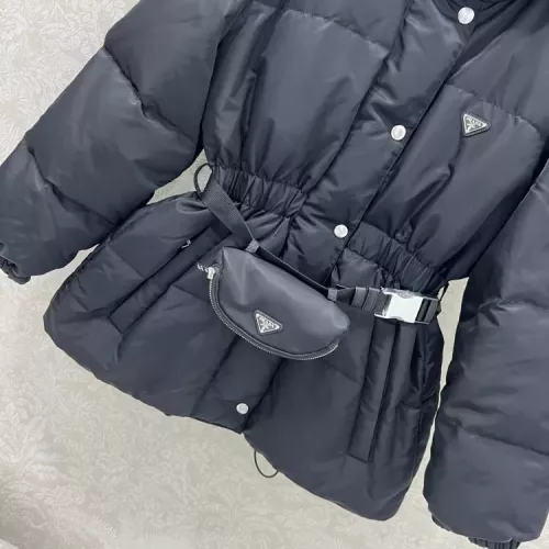 Replica Prada Down Feather Coat Long Sleeved For Women #1370811 $245.00 USD for Wholesale