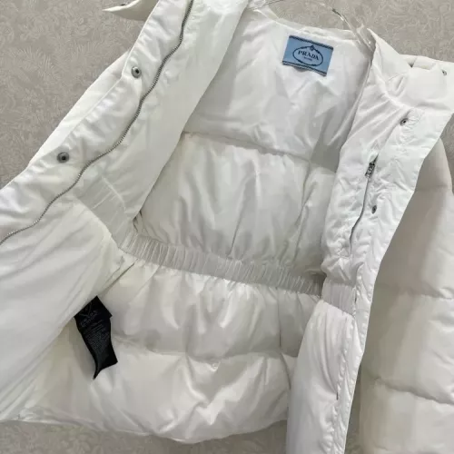 Replica Prada Down Feather Coat Long Sleeved For Women #1370812 $245.00 USD for Wholesale