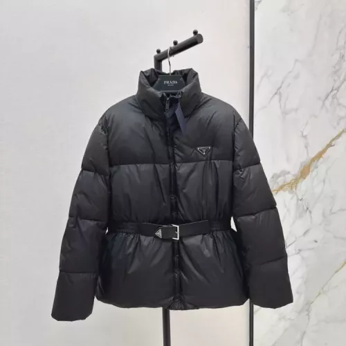 Wholesale Prada Down Feather Coat Long Sleeved For Women #1370832 $210.00 USD, Wholesale Quality Replica Prada Down Feather Coat