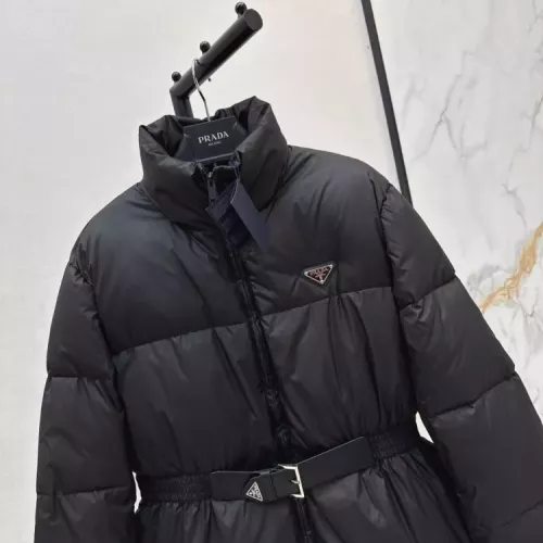 Replica Prada Down Feather Coat Long Sleeved For Women #1370832 $210.00 USD for Wholesale