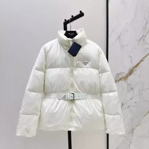 Wholesale Prada Down Feather Coat Long Sleeved For Women #1370833 $210.00 USD, Wholesale Quality Replica Prada Down Feather Coat
