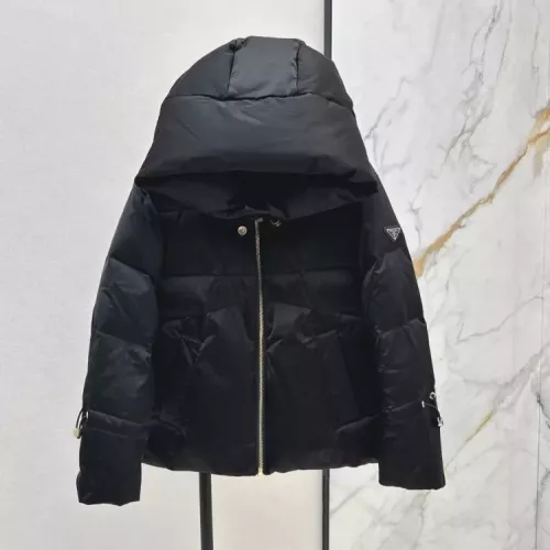 Wholesale Prada Down Feather Coat Long Sleeved For Women #1370834 $115.00 USD, Wholesale Quality Replica Prada Down Feather Coat