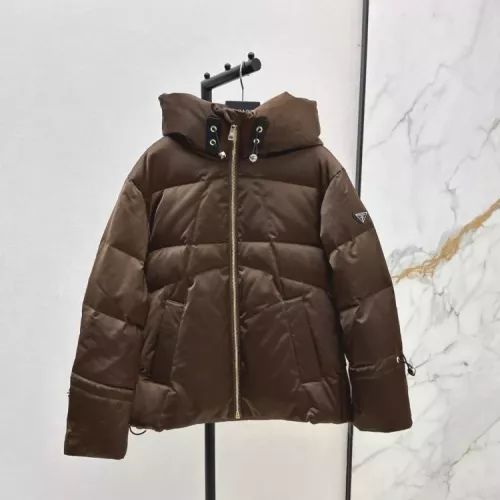 Replica Prada Down Feather Coat Long Sleeved For Women #1370835 $115.00 USD for Wholesale