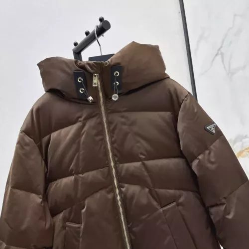 Replica Prada Down Feather Coat Long Sleeved For Women #1370835 $115.00 USD for Wholesale