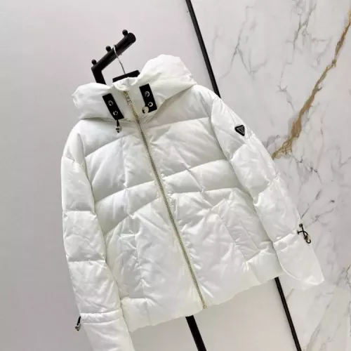 Replica Prada Down Feather Coat Long Sleeved For Women #1370836 $115.00 USD for Wholesale