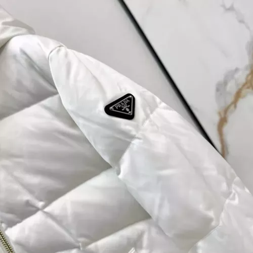 Replica Prada Down Feather Coat Long Sleeved For Women #1370836 $115.00 USD for Wholesale