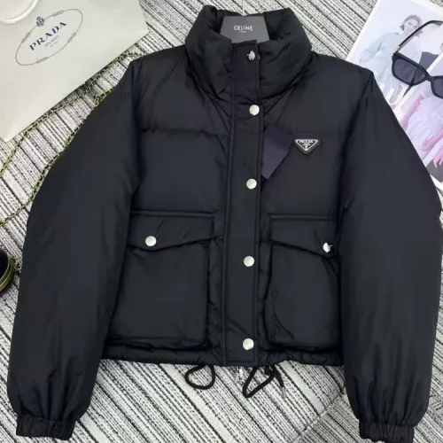 Wholesale Prada Down Feather Coat Long Sleeved For Women #1370839 $100.00 USD, Wholesale Quality Replica Prada Down Feather Coat
