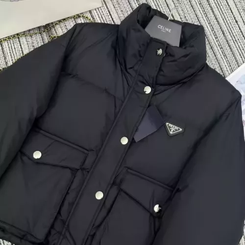Replica Prada Down Feather Coat Long Sleeved For Women #1370839 $100.00 USD for Wholesale