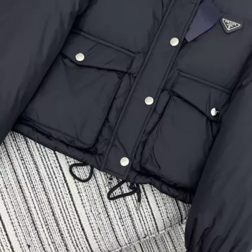 Replica Prada Down Feather Coat Long Sleeved For Women #1370839 $100.00 USD for Wholesale