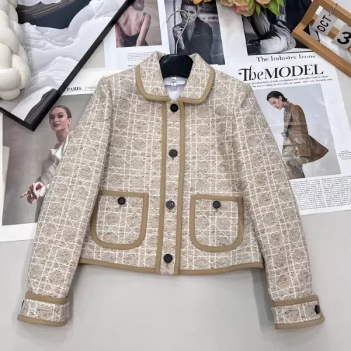 Wholesale Christian Dior Jackets Long Sleeved For Women #1370850 $150.00 USD, Wholesale Quality Replica Christian Dior Jackets