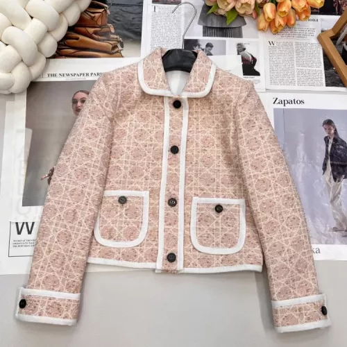 Wholesale Christian Dior Jackets Long Sleeved For Women #1370852 $150.00 USD, Wholesale Quality Replica Christian Dior Jackets
