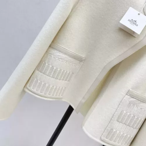 Replica Hermes Jackets Long Sleeved For Women #1370980 $261.16 USD for Wholesale