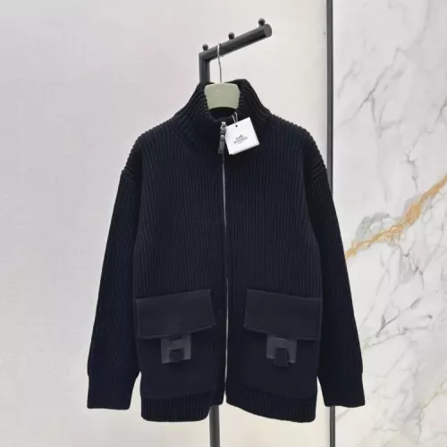 Wholesale Hermes Jackets Long Sleeved For Women #1370987 $160.00 USD, Wholesale Quality Replica Hermes Jackets
