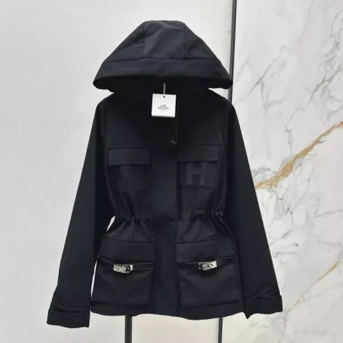 Wholesale Hermes Jackets Long Sleeved For Women #1370990 $162.00 USD, Wholesale Quality Replica Hermes Jackets