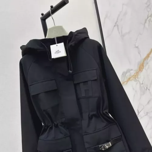 Replica Hermes Jackets Long Sleeved For Women #1370990 $162.00 USD for Wholesale