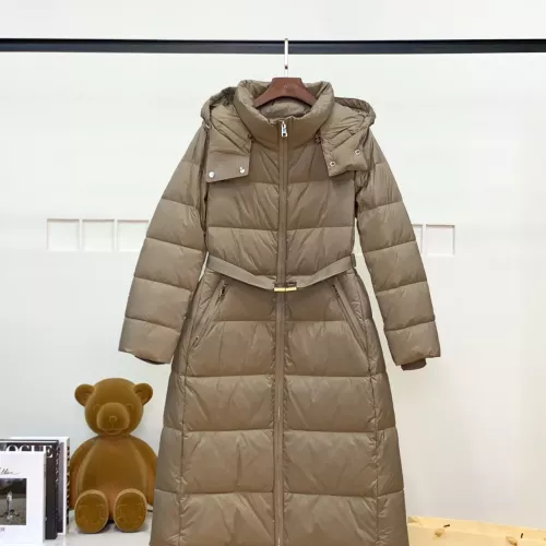 Wholesale Burberry Down Feather Coat Long Sleeved For Women #1371034 $247.93 USD, Wholesale Quality Replica Burberry Down Feather Coat